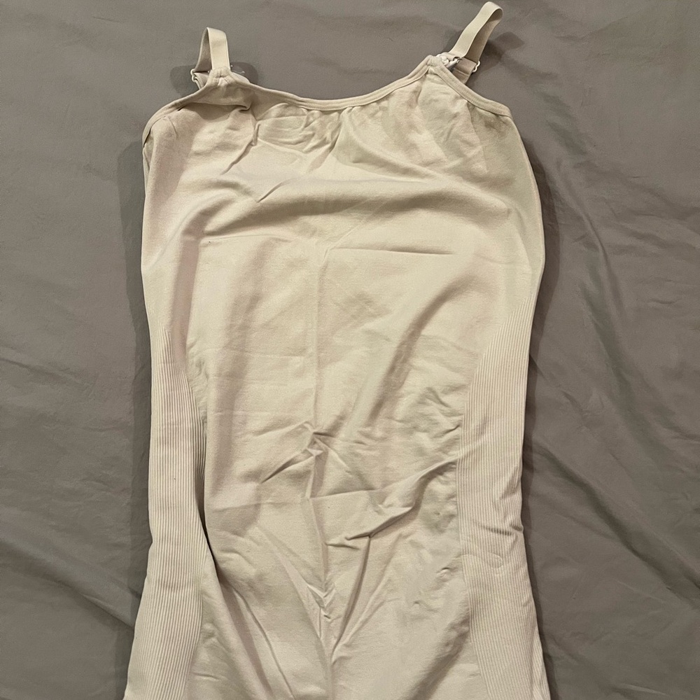 Feathers Cream Nursing Tank
